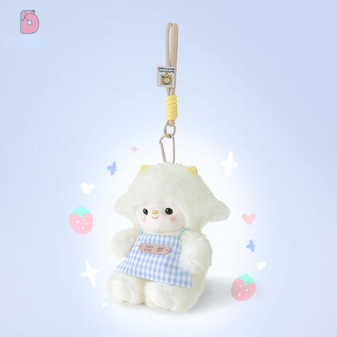 Duoai Angel Sheep Keychain Plush – 7.9" Cute Mini Hanging Lamb Toy for Desk, Study & Gift, Original Blue & Pink Sheep Plush Duoai Plush