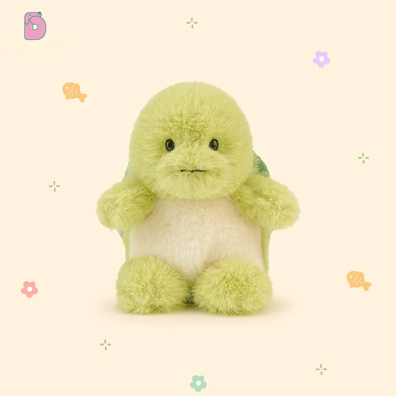 Duoai Puff Plush Series – Seal, Penguin, Otter & Turtle in Gift Box (5.9") Duoai Plush