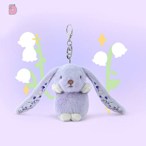 Duoai Original Garden Bunny Plush Keychain — 16.5 cm / 6.5" Cute Hanging Rabbit Gift
