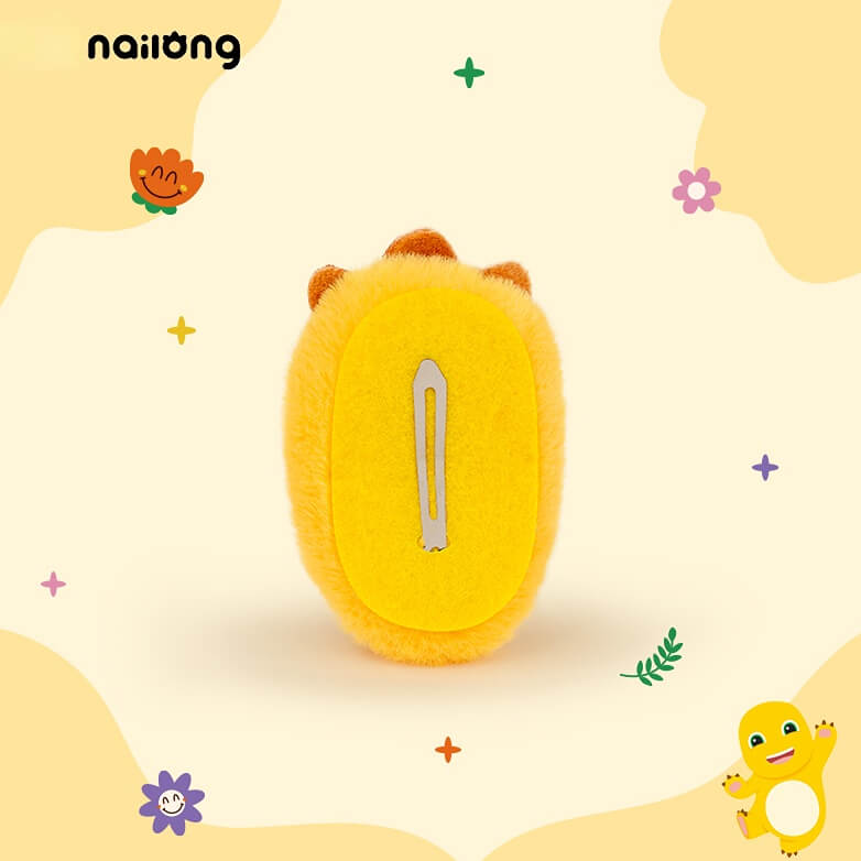 DUOAI NAILONG – Plush Hair Clip with Cute Paw Design, Winter Style BB Side Clip Duoai Plush