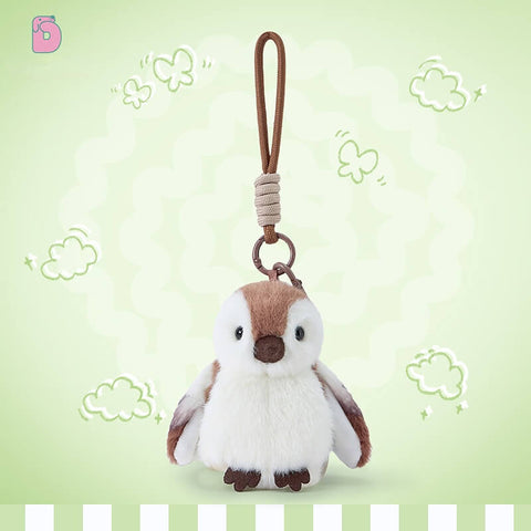 Duoai Interactive Musical Bird Toy Keychain – 4.7" (12cm), Rechargeable