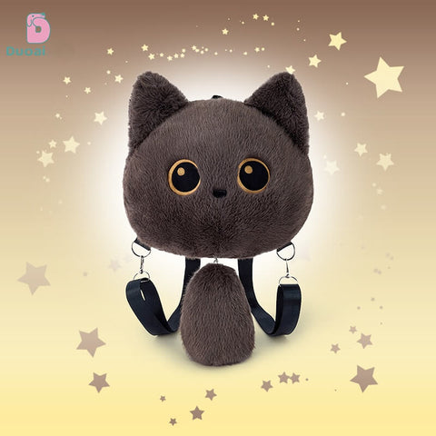 Duoai Original Cat Tail Plush Backpack – Kawaii Cat Backpack Cute Gift Collection