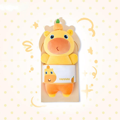 Duoai × Capybara Lulu Plush Wrist Rest Pillow – Cute Kawaii Desk Support Collection