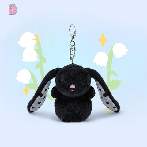 Duoai Original Garden Bunny Plush Keychain — 16.5 cm / 6.5" Cute Hanging Rabbit Gift