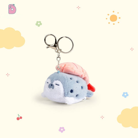 🎐 Duoai Sushi Otter Keychain – 11cm Plush Charm for Bags & Gifts (1pc / 3pc Gift Box) Duoai Plush