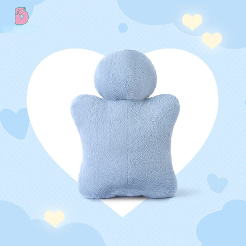 🐬 Duoai Bebe Seal Hug Pillow – 22" Soft Plush Seal for Cuddling, Sleeping & Cozy Comfort, Blue / White / Brown