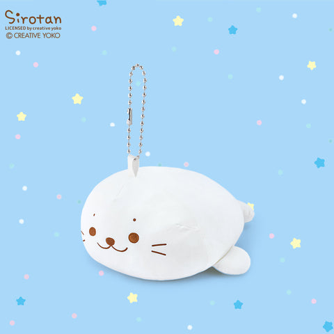 Duoai × Sirotan Plush Keychain – Cute Seal Cat Bag Charm Kawaii Gift Collection