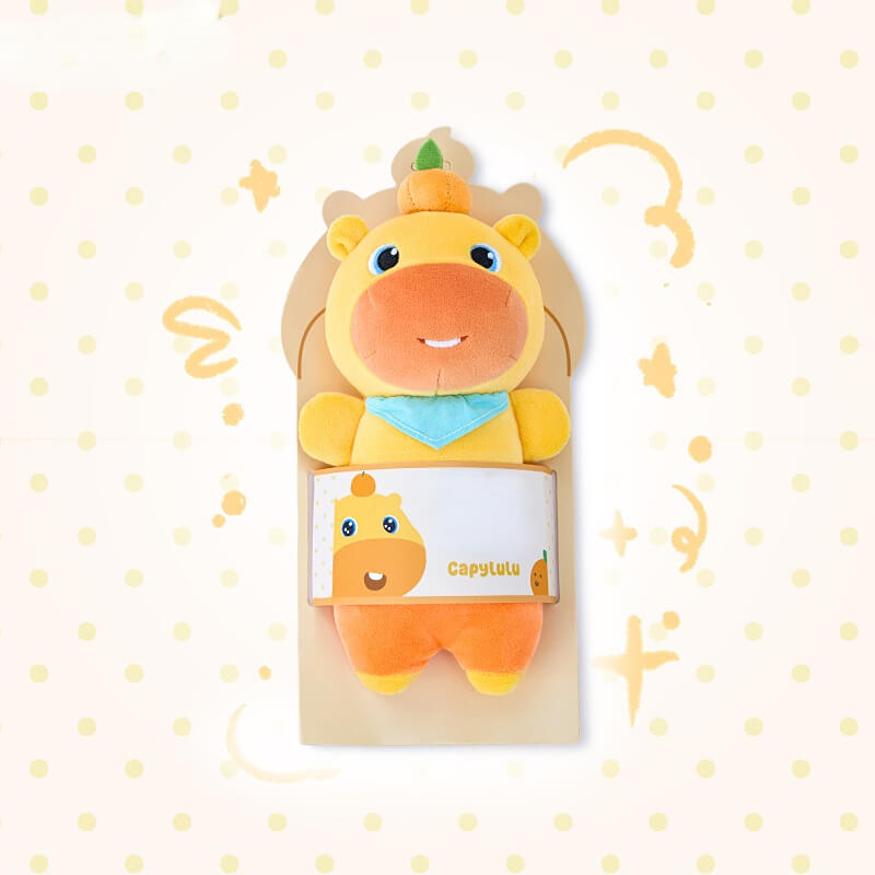 Duoai × Capybara Lulu Plush Wrist Rest Pillow – Cute Kawaii Desk Support Collection