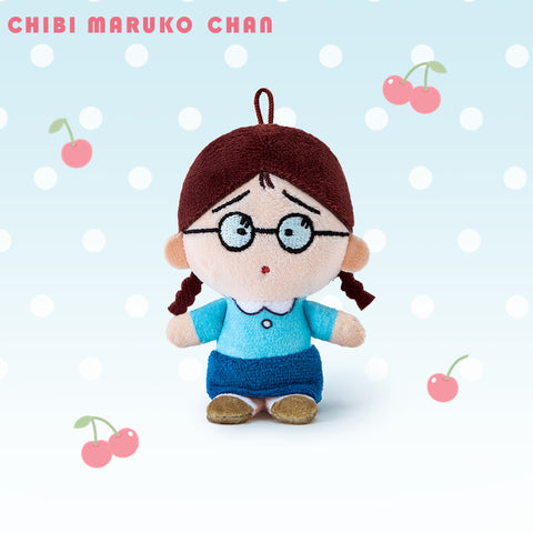 Duoai Official Chibi Maruko Plush Bag Charm – Cute Anime Doll Gift for Girls