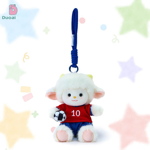 Duoai Official Sporty Sheep Plush Doll – Cute Cozy Stuffed Animal Birthday Gift for Kids & Girls