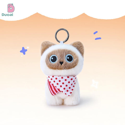 Duoai Original Cat Plush Collection – Cute Plush Toys & Bag Charm Gifts