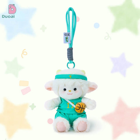 Duoai Official Sporty Sheep Plush Doll – Cute Cozy Stuffed Animal Birthday Gift for Kids & Girls