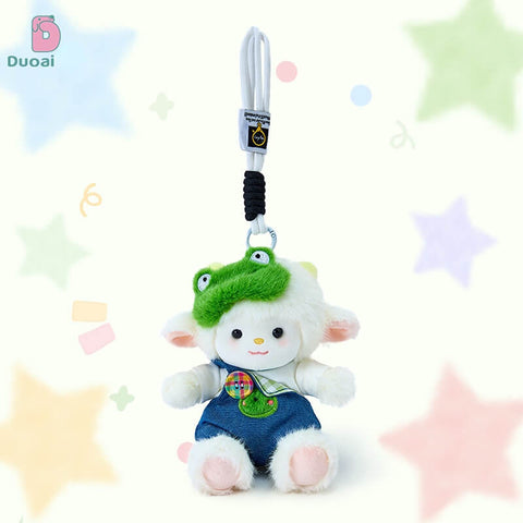 Duoai Official Sporty Sheep Plush Doll – Cute Cozy Stuffed Animal Birthday Gift for Kids & Girls