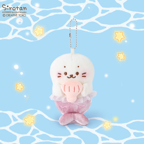 Duoai × Sirotan Ocean Series Plush Keychain – Cute Sea Animal Cat Bag Charm Kawaii Gift Collection