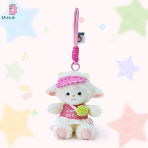 Duoai Official Sporty Sheep Plush Doll – Cute Cozy Stuffed Animal Birthday Gift for Kids & Girls