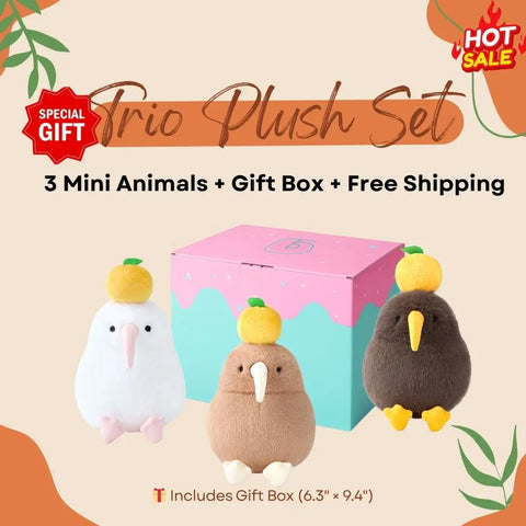 Duoai 3-Piece Bird Plush Gift Set – Mini Cute Birds in Gift Box ($29.99 Bundle) Duoai Plush
