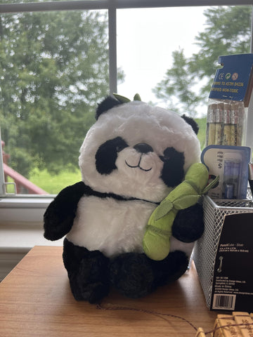 🐼 Duoai Panda Plush – 9"/13.7" Black & White Stuffed Animal Toy Duoai Plush