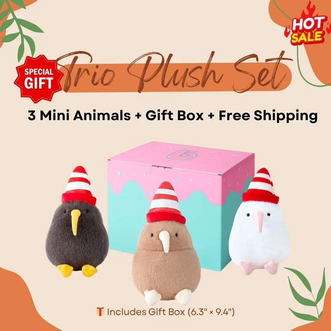 Duoai 3-Piece Bird Plush Gift Set – Mini Cute Birds in Gift Box ($29.99 Bundle) Duoai Plush