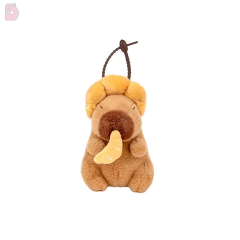 Duoai Capybara Croissant Queen Plush – 8.7in & 13in Sitting Toy - Duoai Plush