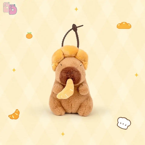 Duoai Capybara Croissant Queen Plush – 8.7in & 13in Sitting Toy - Duoai Plush