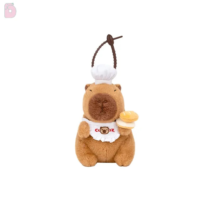 Duoai Capybara Plush – Sitting Bread Chef Edition | Original Soft Toy Gift Duoai Plush