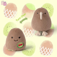 Duoai Original Kiwi Bird Plush – Reversible Avocado Fun Toy – 4.5” Cute Birthday Gift Duoai Plush