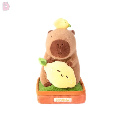 Duoai Original Plant Pot Capybara Plush – 11.8" Cute Sitting Toy in 4 Leaf Styles Duoai Plush