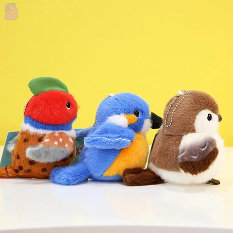 Duoai Sparrow Bird Plush – Cute Stuffed Animal & Bag Pendant Gift for Kids - Duoai Plush