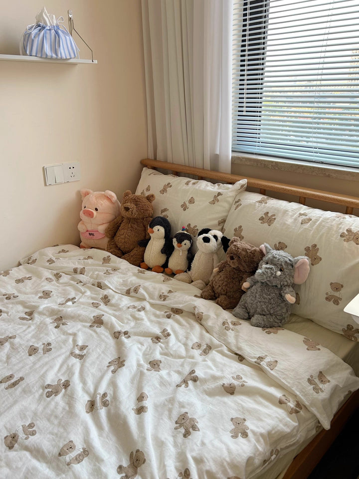 Duoai Lazy Friends Plush – Bear, Koala & Bunny Soft Toys (9" & 13.8") Duoai Plush