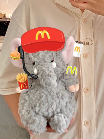 🐘 Duoai Lazy Elephant Plush – 9" / 13.8" Cuddly Original Stuffed Toy Duoai Plush