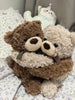 Duoai Hugging Couple Teddy Bears – Buttoned Together Plush Gift Set (11.8") Duoai Plush