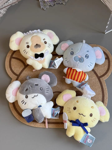 🐭 Duoai Mini Mouse Charm – 5.1" Plush Keychain in 4 Adorable Outfits Duoai Plush