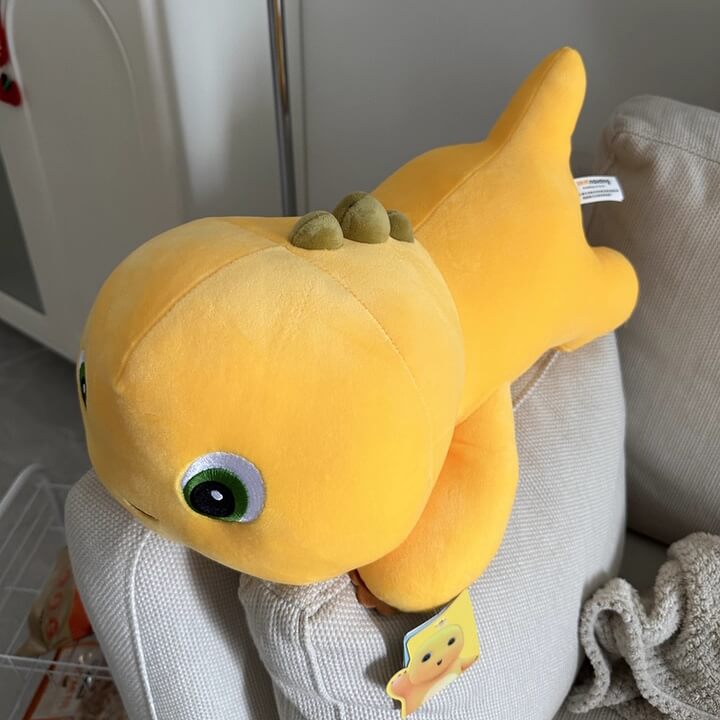 🦖 Duoai NaiLong Dino Plush – 11.8" & 15.7" Lying Dinosaur Stuffed Toy for Girls – Soft Pillow Gift Duoai Plush