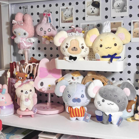 🐭 Duoai Mini Mouse Charm – 5.1" Plush Keychain in 4 Adorable Outfits Duoai Plush