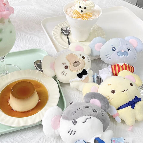 🐭 Duoai Mini Mouse Charm – 5.1" Plush Keychain in 4 Adorable Outfits Duoai Plush