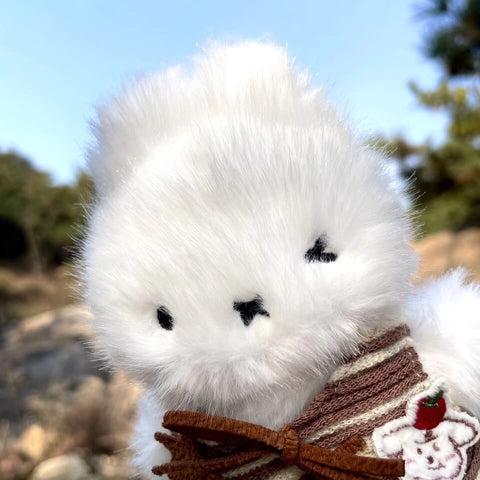 Duoai Mini Plush Toys – Dog, Bunny, Mouse, Bear, Seal, Cat & Duck – 13cm/5.1in Cute Desk Companions & 7-Piece Gift Box Set Duoai Plush