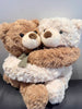 Duoai Hugging Couple Teddy Bears – Buttoned Together Plush Gift Set (11.8") Duoai Plush
