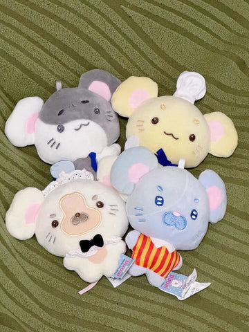 🐭 Duoai Mini Mouse Charm – 5.1" Plush Keychain in 4 Adorable Outfits Duoai Plush