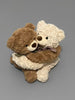 Duoai Hugging Couple Teddy Bears – Buttoned Together Plush Gift Set (11.8") Duoai Plush