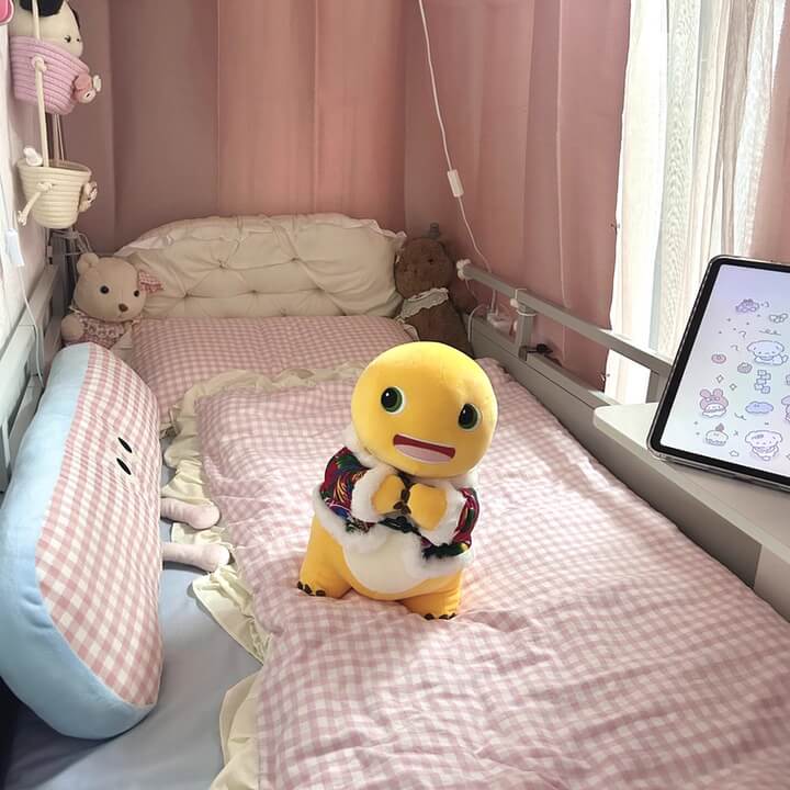 Duoai Official NAILONG Floral Cotton-Jacket Plush — 35 cm (13.8") Chinese New Year Dragon Doll Gift for Kids Duoai Plush
