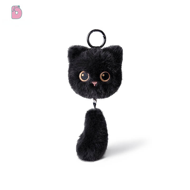 Duoai Cat Tail Plush Keychain – 5.9" Cute Bag Charm Duoai Plush