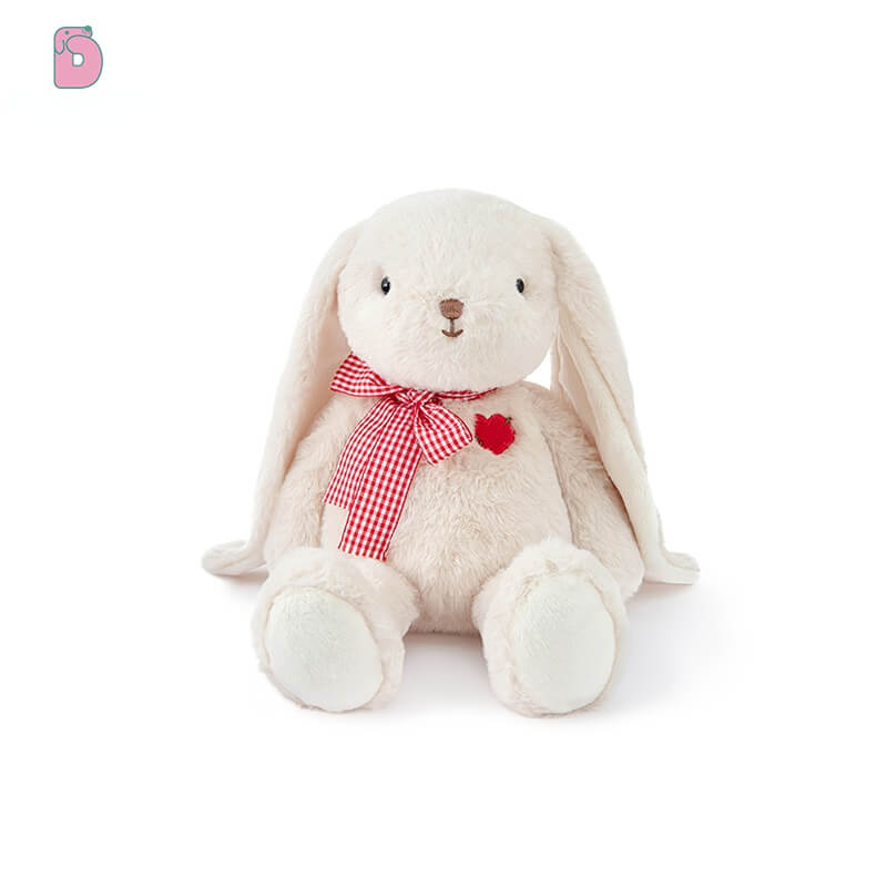 Duoai White Choco Bunny & Choco Bunny Plush – Heart Bunny Plush Toy, 25cm (9.8") / 35cm (13.8") Duoai Plush