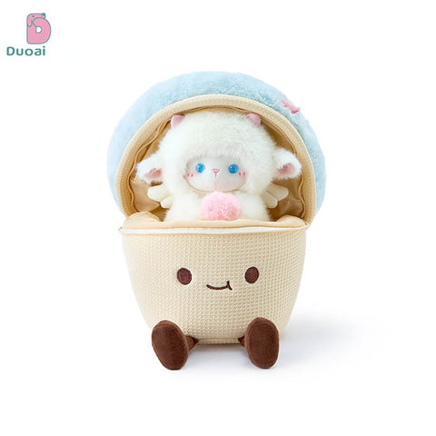 Duoai Original Fluffy Sheep Plush Toy – Creative Cute Lamb, Healing Stuffed Animal for Kids