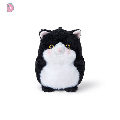 Duoai Original Black Cat Plush Keychain – Blushing Kitty Bag Charm (4.5") Duoai Plush