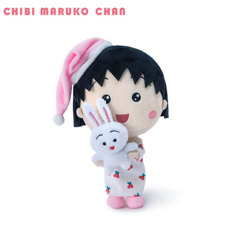 Duoai Official Chibi Maruko-chan Pajama Plush Doll – 10in Cute Anime Gift Toy