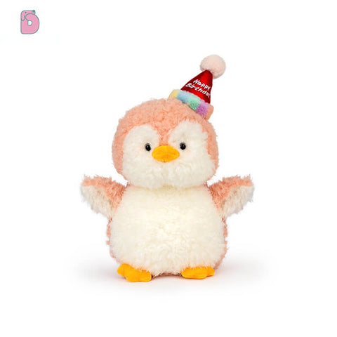 Duoai Cute RUA Penguin Plush Toy – Soft Birthday Gift Penguin Doll with Hat or Scarf, Comfort Plush for Kids & Girls