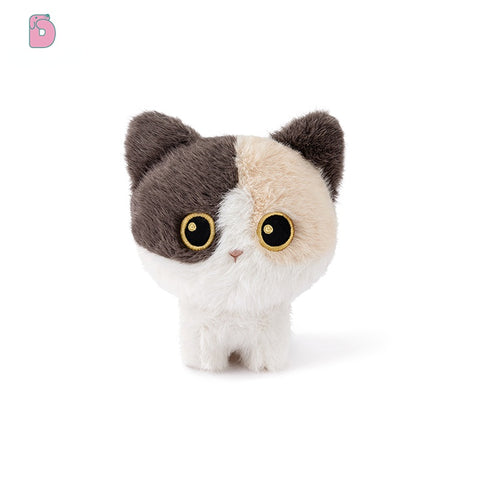 Duoai Original Standing Kitten Plush – Cute Bedroom Decor Cat Doll Collection