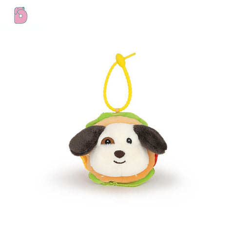Duoai Dalmatian Plush Keychain – Burger, Fries & Milkshake Charms (4.7") Duoai Plush