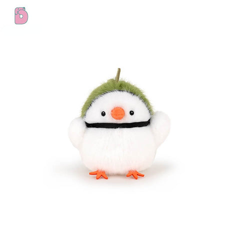 Duoai Original Cute Chick Plush Keychain – 3.9" Mini Backpack Charm, Creative Chicken Bag Pendant & Gift for Girls