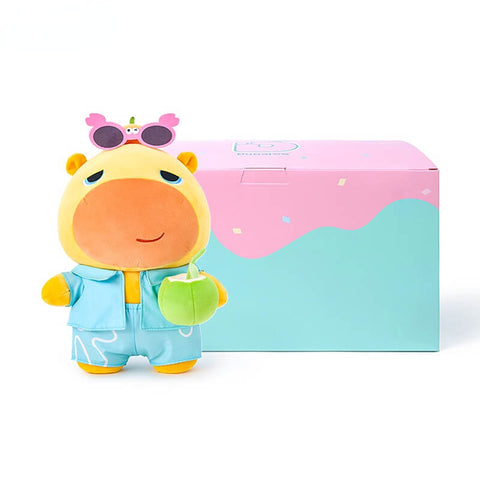 Duoai Original Vacation Lulu Capybara Plush Toy – Summer Holiday Stuffed Animal Gift